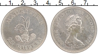 Продать Монеты Маврикий 25 рупий 1975 Серебро