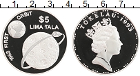 Продать Монеты Токелау 5 тала 1993 Серебро
