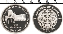 Продать Монеты Бутан 300 нгултрум 1993 Серебро