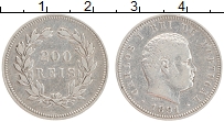 Продать Монеты Португалия 200 рейс 1892 Серебро