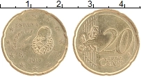 Продать Монеты Испания 20 евроцентов 2011 Латунь