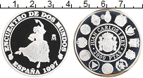 Продать Монеты Испания 2000 песет 1997 Серебро