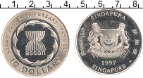 Продать Монеты Сингапур 10 долларов 1997 Медно-никель