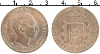 Продать Монеты Испания 10 сентим 1879 Медь