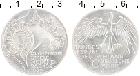 Продать Монеты ФРГ 10 марок 1972 Серебро