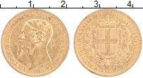 Продать Монеты Сардиния 20 лир 1859 Золото