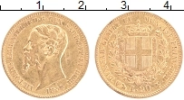 Продать Монеты Сардиния 20 лир 1859 Золото