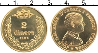 Продать Монеты Андорра 2 динерса 1986 Латунь