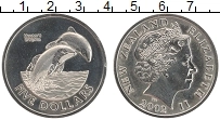 Продать Монеты Новая Зеландия 5 долларов 2002 Медно-никель