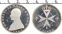 Продать Монеты Мальтийский орден 1 скудо 1967 Серебро