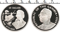 Продать Монеты Гамбия 20 даласи 1994 Серебро