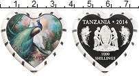 Продать Монеты Танзания 1000 шиллингов 2014 Серебро