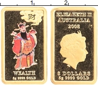 Продать Монеты Австралия 8 долларов 2008 Латунь