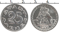 Продать Монеты Ахен 25 пфеннигов 1920 Железо