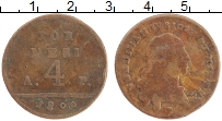 Продать Монеты Неаполь 4 торнеси 1800 Медь