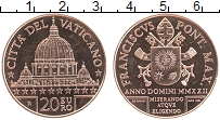 Продать Монеты Ватикан 20 евро 2022 Медь