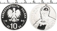 Продать Монеты Польша 10 злотых 1998 Серебро