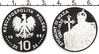 Продать Монеты Польша 10 злотых 1998 Серебро