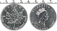 Продать Монеты Канада 5 долларов 1990 Серебро
