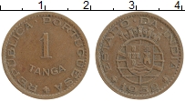 Продать Монеты Португальская Индия 1 таньга 1881 Бронза