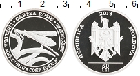 Продать Монеты Молдавия 50 лей 2013 Серебро