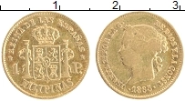 Продать Монеты Филиппины 1 песо 1865 Золото