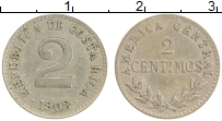 Продать Монеты Коста-Рика 2 сентима 1903 Серебро