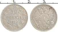 Продать Монеты Финляндия 50 пенни 1890 Серебро