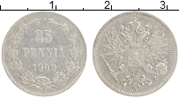 Продать Монеты Финляндия 25 пенни 1866 Медь