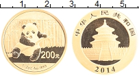 Продать Монеты Китай 200 юаней 2014 Золото