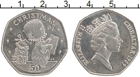 Продать Монеты Гибралтар 50 пенсов 1989 Медно-никель