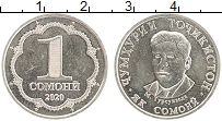 Продать Монеты Таджикистан 1 сомони 2020 Медно-никель