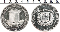 Продать Монеты Доминиканская республика 30 песо 1977 Серебро