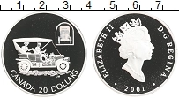 Продать Монеты Канада 20 долларов 2001 Серебро