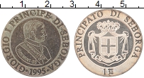 Продать Монеты Себорга 1 луиджино 1995 Серебро