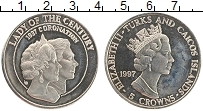 Продать Монеты Теркc и Кайкос 5 крон 1997 Медно-никель