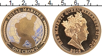 Продать Монеты Тристан-да-Кунья 1 крона 2016 Позолота