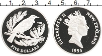 Продать Монеты Новая Зеландия 5 долларов 1995 Серебро