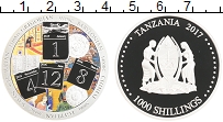 Продать Монеты Танзания 1000 шиллингов 2017 Серебро