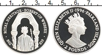 Продать Монеты Фолклендские острова 2 фунта 1996 Серебро