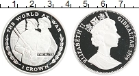 Продать Монеты Гибралтар 1 крона 1999 Серебро