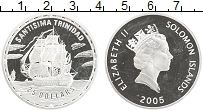 Продать Монеты Соломоновы острова 25 долларов 2005 Серебро