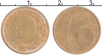 Продать Монеты Бельгия 1 евроцент 2012 сталь с медным покрытием