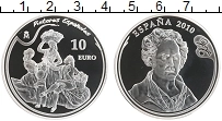 Продать Монеты Испания 10 евро 2010 Серебро