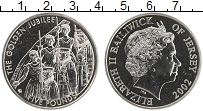 Продать Монеты Остров Джерси 5 фунтов 2002 Медно-никель