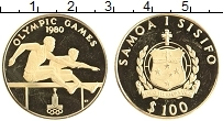 Продать Монеты Самоа 100 тал 1980 Золото