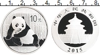 Продать Монеты Китай 10 юаней 2015 Серебро
