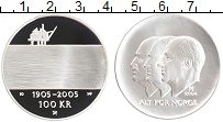 Продать Монеты Норвегия 100 крон 2004 Серебро