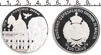 Продать Монеты Мальтийский орден 200 лир 2004 Медно-никель