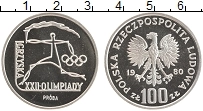 Продать Монеты Польша 100 злотых 1980 Серебро